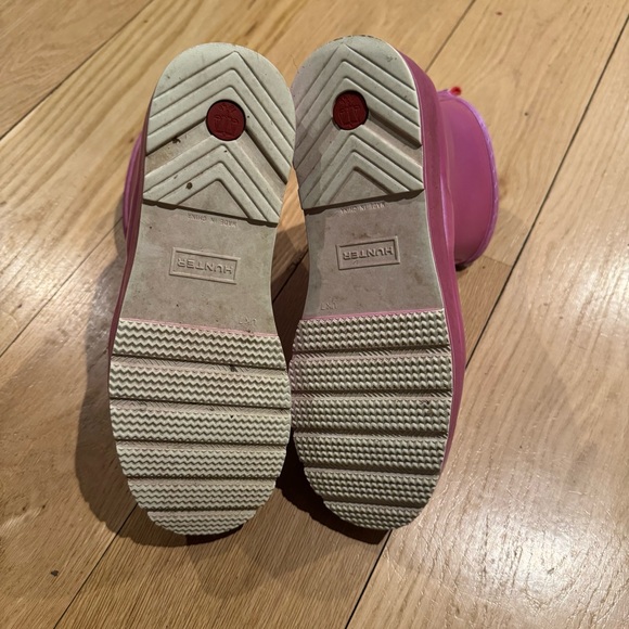 Hunter play short rain boot in Pink metallic women’s 9 - Picture 7 of 7